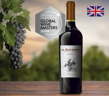 El Supremo Malbec distinguido con Medalla de Plata en The Global Wine Masters 2022