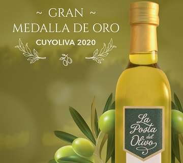 La Posta del Olivo recibió una Gran Medalla de Oro en CUYOLIVA 2020