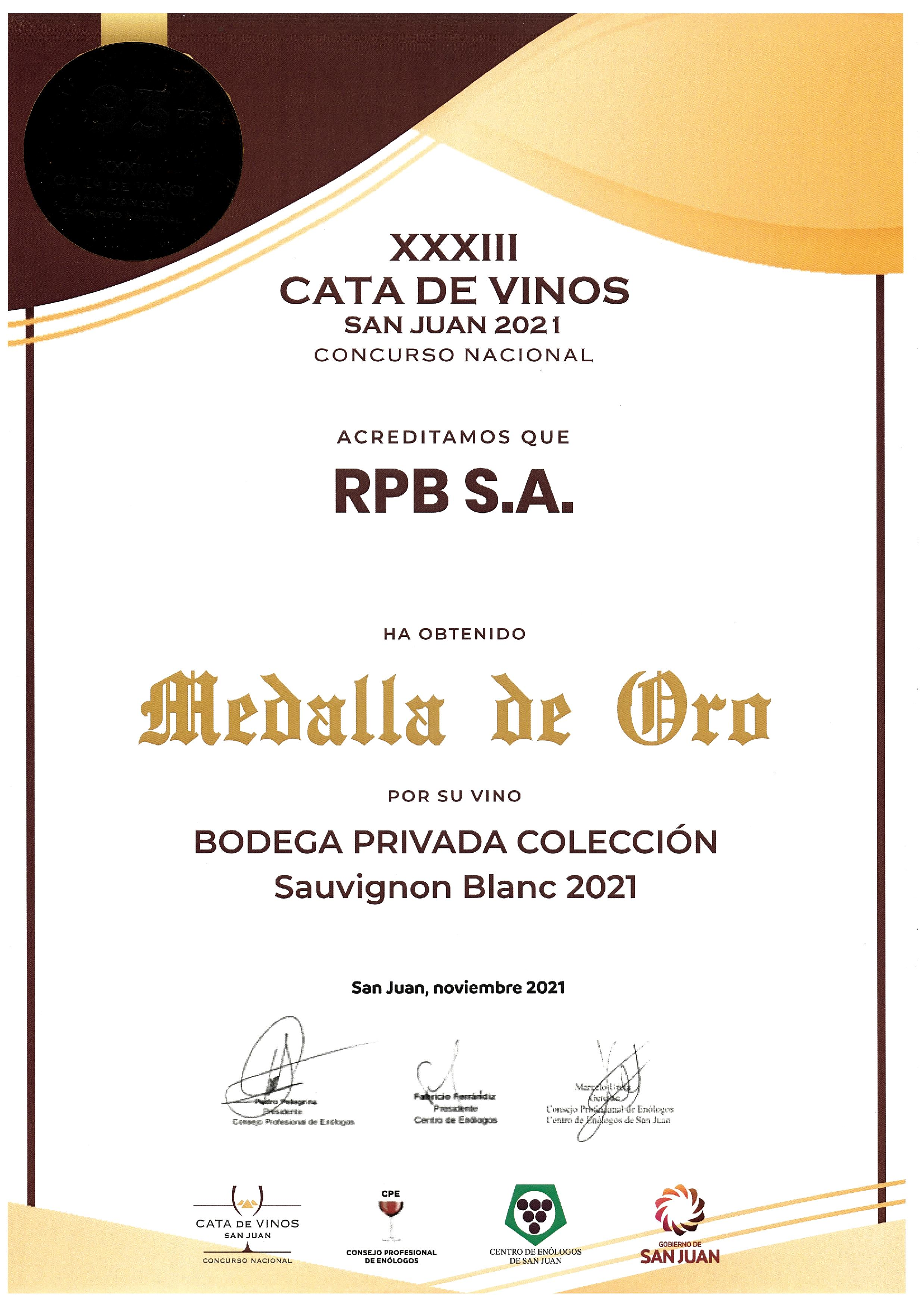 Bodega Privada Colección Sauvignon Blanc 2021