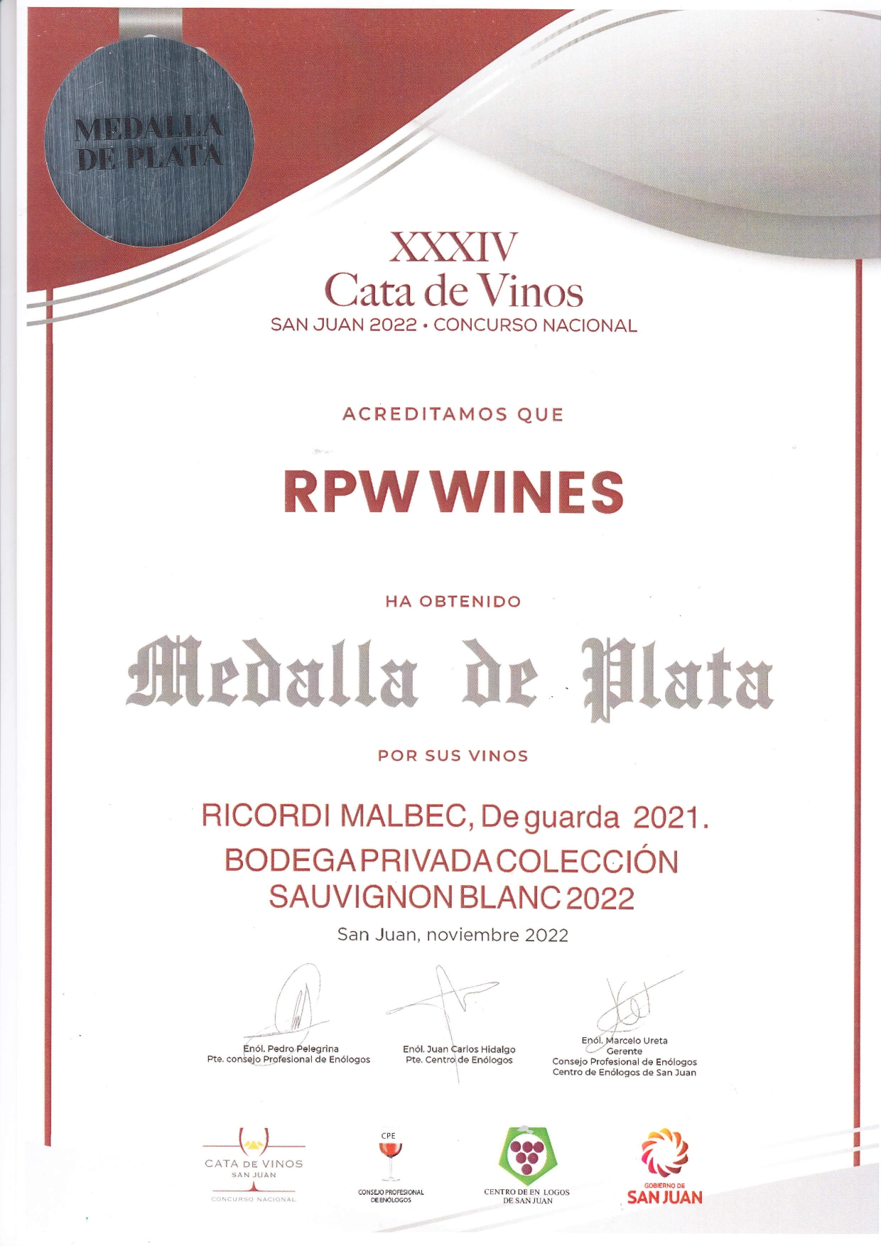 Ricordi Malbec de guarda 2021